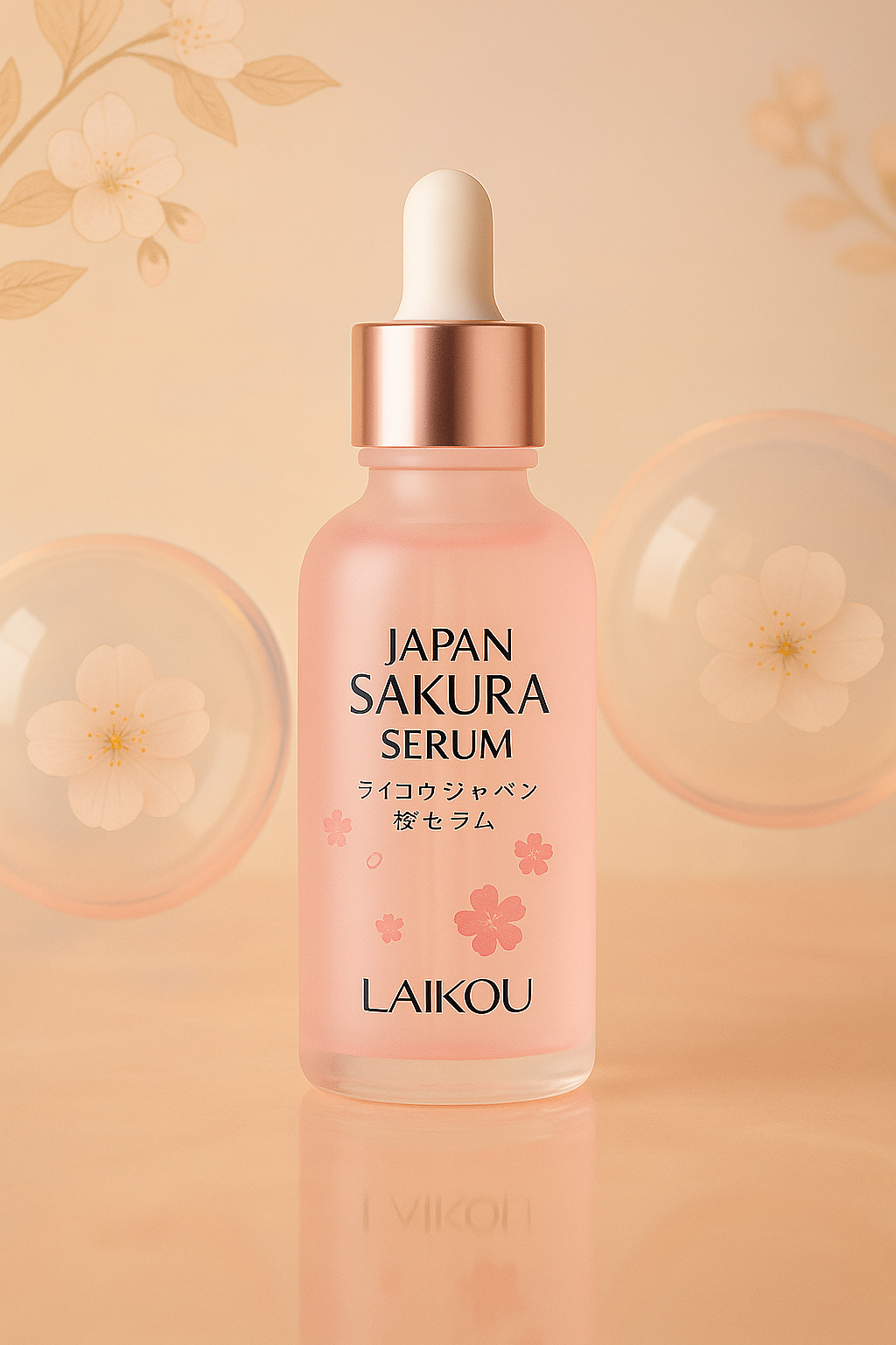 LAIKOU Sakura – Huile Visage Ultime Éclat & Hydratation